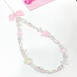 Dây Đeo Điện Thoại Sao Biển Thuỷ Tinh Mùa Hè Coquette - Móc Khoá Điệu Đà Dễ Thương Handmade by Carem