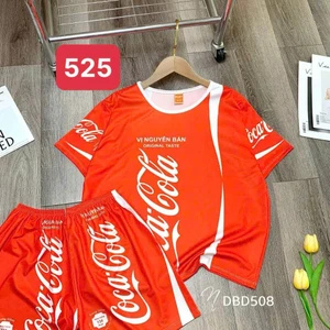 đồ bộ thun lạnh 3D mẫu coca