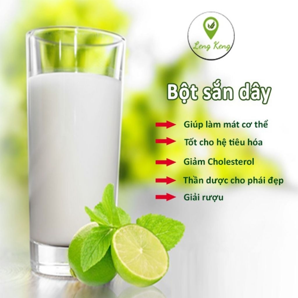 Bột sắn dây bắc nguyên chất loại đặc biệt - Sạch 100% không pha tạp chất