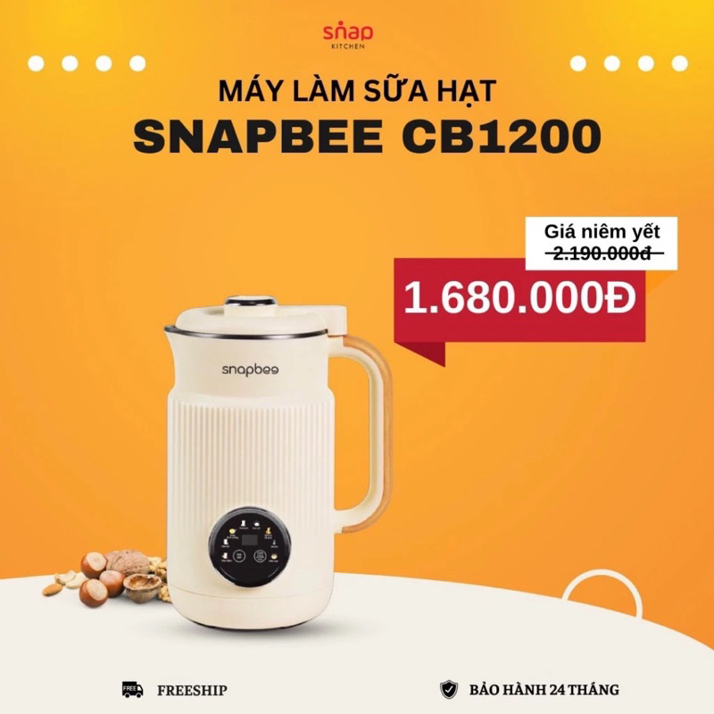 Máy Làm Sữa Hạt SNAPBEE CB1200 Bảo Hành 24 tháng | Shopee Việt Nam