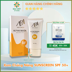 Kem chống nắng ADA SPF 50 PA++++ không bết dính không bóng dầu - Sun Screen ADA