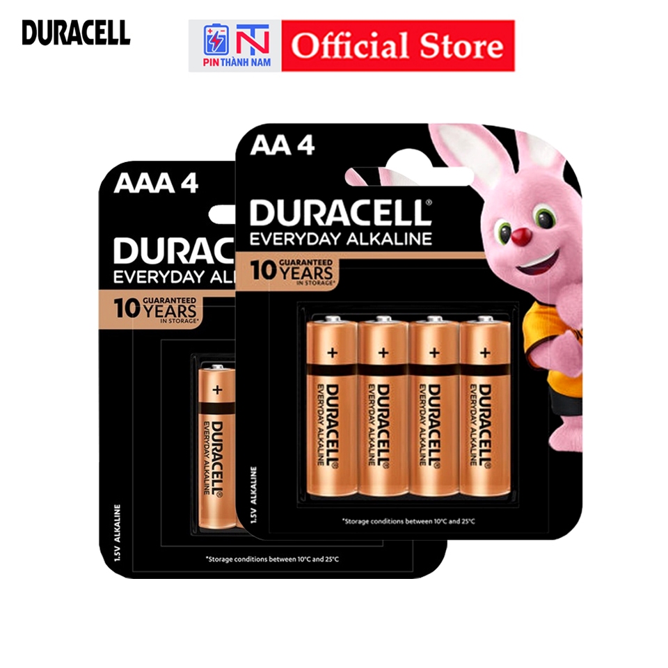 Pin AA , Pin AAA Duracell Alkaline Siêu Bền - Hàng Chính Hãng | Shopee ...