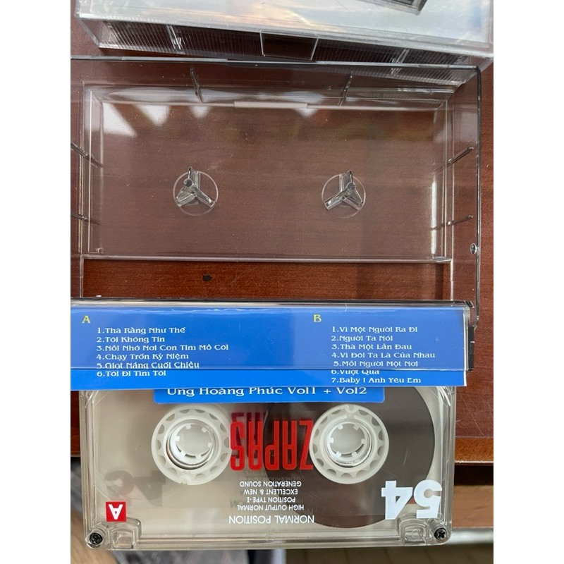 Băng Cassette Ưng Hoàng Phúc Vol1, Vol2  Thà rằng Như Thế, Người Ta Nói