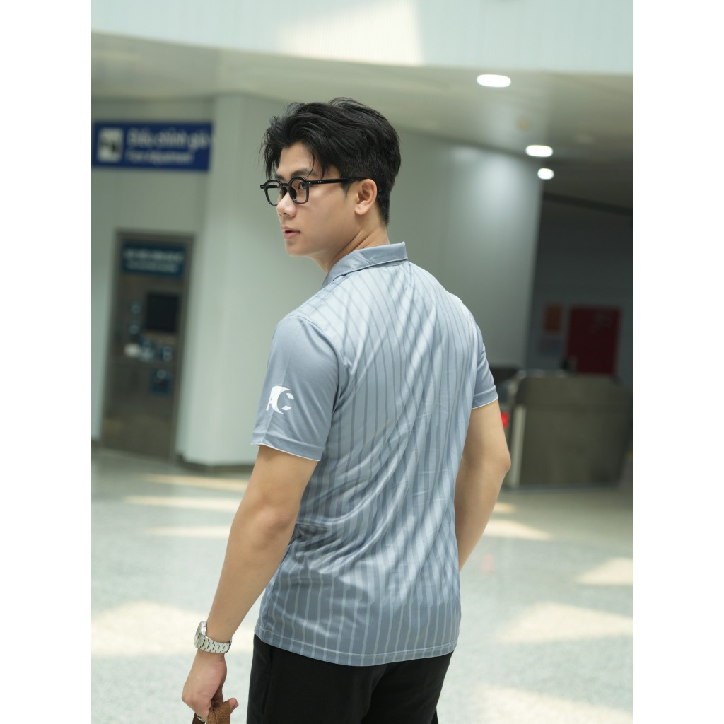 Áo Polo Nam Thể Thao DYNAMIC hai màu  Xám, Xanh- Achang shop
