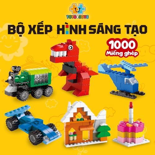 Đồ chơi lắp ráp Bộ xếp hình sáng tạo 1000 chi tiết - Creative Building ...