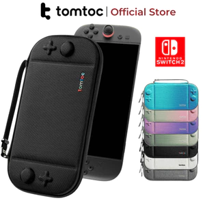 Hộp đựng chống sốc cho Nintendo Switch 2 Tomtoc Fancycase Slim mỏng nhẹ, cứng cáp, kháng nước tốt