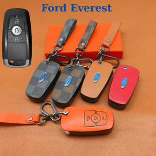 Bao da chìa khoá xe Ford Explorer, Everest Ranger Wildtrak 3 nút ,Bọc chìa khóa ford everest,ốp chìa khóa Everest (FE3)