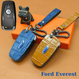 Bao da chìa khoá xe Ford Explorer, Everest Ranger Wildtrak 3 nút ,Bọc chìa khóa ford everest,ốp chìa khóa Everest (FE3)