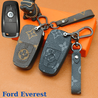 Bao da chìa khoá xe Ford Explorer, Everest Ranger Wildtrak 3 nút ,Bọc chìa khóa ford everest,ốp chìa khóa Everest (FE3)