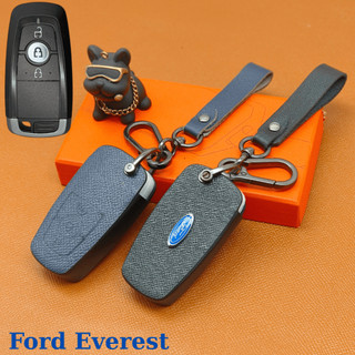Bao da chìa khoá xe Ford Explorer, Everest Ranger Wildtrak 3 nút ,Bọc chìa khóa ford everest,ốp chìa khóa Everest (FE3)