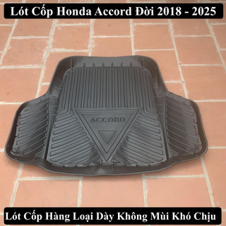 { Loại Dày } Lót Cốp Honda Accord Đời 2018 - 2025 Thảm Cốp Không Mùi Khó Chịu