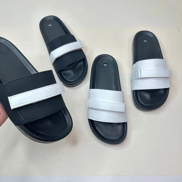 dép lê trắng đen phong cách unisex dép nam nữ đi học đi chơi dép cặp đôi dép quai ngang