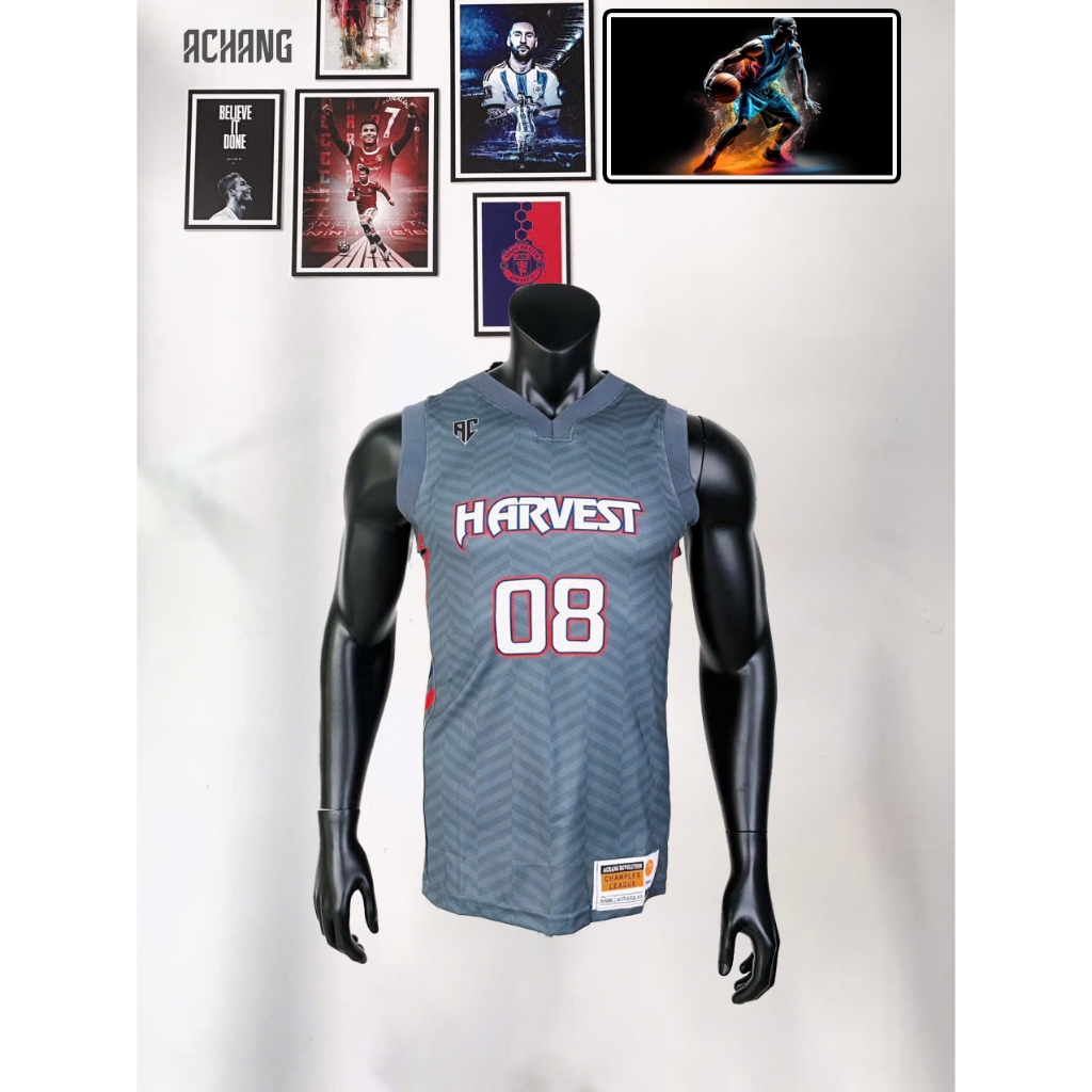 Áo tanktop octovibe ba màu Xám - Cam - Xanh, chất liệu vải  lưới thoáng khí