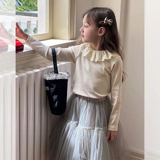 A40-Áo dài tay phối ren cho bé gái size từ 9-35Kg