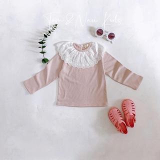 A40-Áo dài tay phối ren cho bé gái size từ 9-35Kg