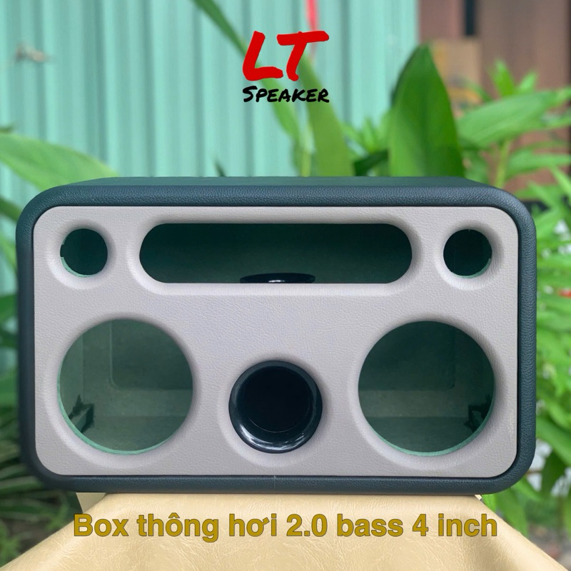 Box loa bọc da 2.0 cho bass 4 inch L.G BB 2 kèm thông hơi LT Speaker ...