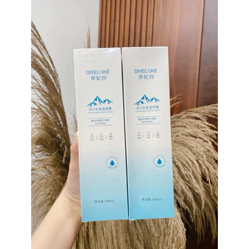 Xịt khoáng dưỡng ẩm Divecoke, xịt khoáng divecoke, xịt dưỡng ẩm divecoke 300ml