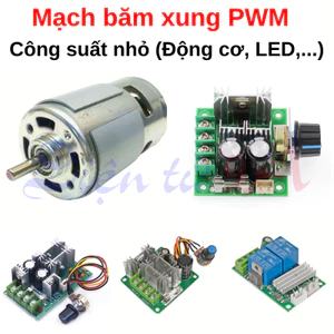 Mạch băm xung PWM 2A/5A/10A - Điều tốc động cơ, điều chỉnh độ sáng đèn LED