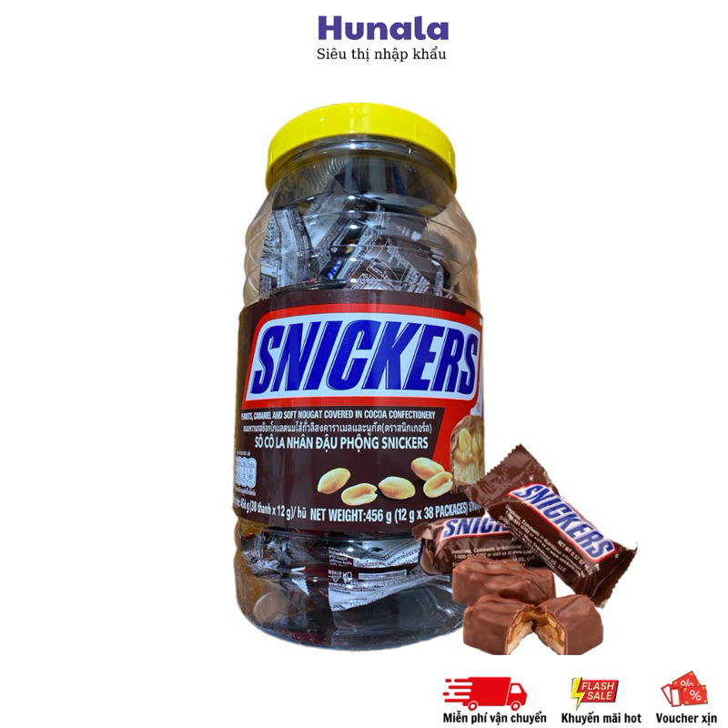 Socola Snickers 12gx33 thanh tặng 5 thanh (456g) date mới | Shopee Việt Nam