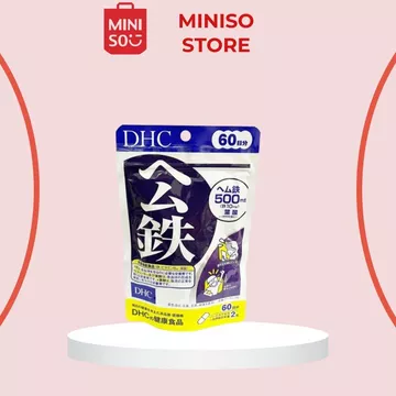 Viên uống DHC bổ sung Sắt Heme iron Nhật Bản gói 120 viên [60 Ngày] tăng hệ miễn dịch
