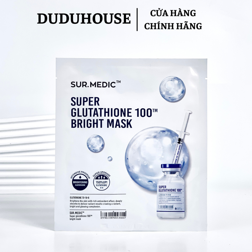 Mặt Nạ Dưỡng Trắng Sur.Medic Bright Glutathione Mask
