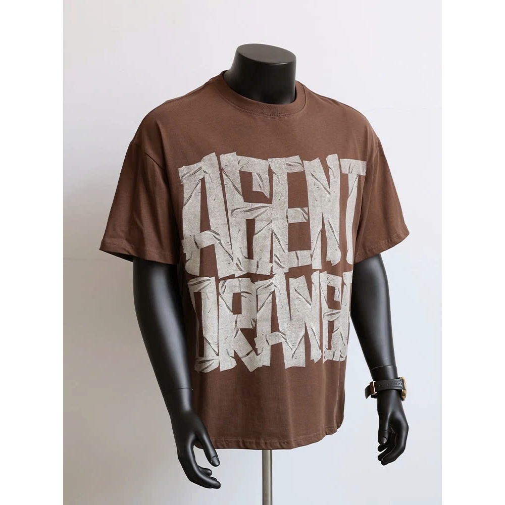 Áo thun Stee Cổ tròn AGENT Localbrand ICVCVNI Unisex Menwear Cotton