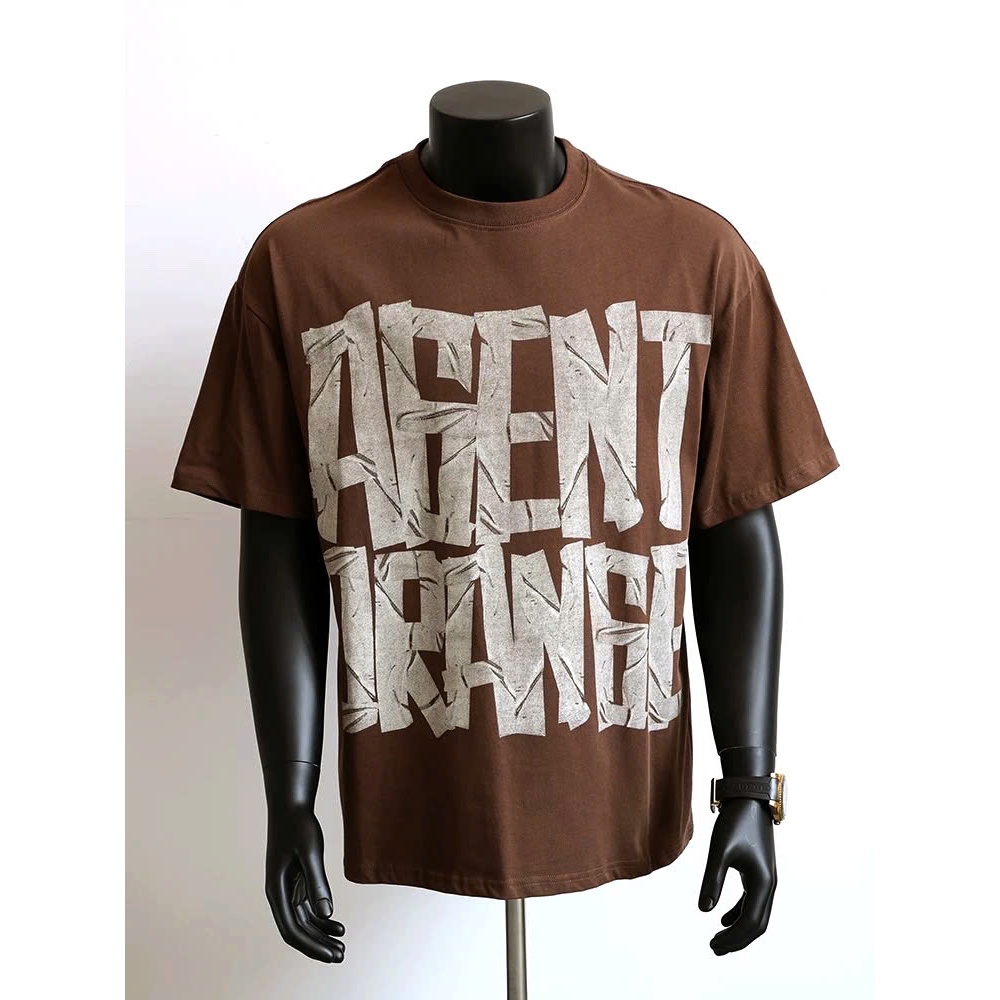Áo thun Stee Cổ tròn AGENT Localbrand ICVCVNI Unisex Menwear Cotton