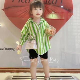 A91-Áo sơ mi sọc Mẹ và bé mặc hè cực xinh Size từ 8-35Kg