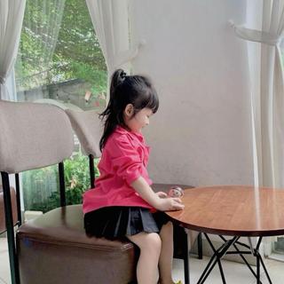 A9- Áo sơ mi mẹ và bé trai bé gái form to dấu quần cực xinh - Size 9-65Kg