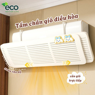 Tắm chắn gió điều hòa cao cấp ECO xoay 180 độ điều chỉnh kích thước, Tấm chắn máy lạnh đảo hướng gió