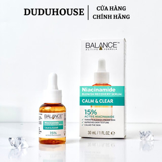 Serum Balance Niacinamide 15% Active Formula Blemish Recovery Ngừa Mụn Mờ Thâm 30ml Duduhouse