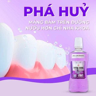 Nước Súc Miệng Hàng Ngày Glowel Total Care Absolute Ice 6in1 - 500ml