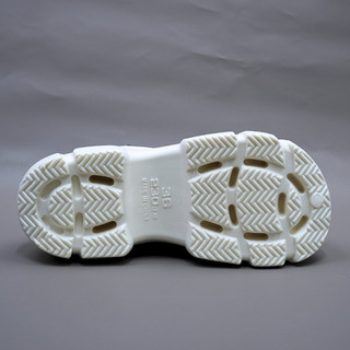 Dép cross sục nữ đế cao 6cm kèm 14 sticker Gấu hồng trong suốt kiểu sandal Mita CSM-40