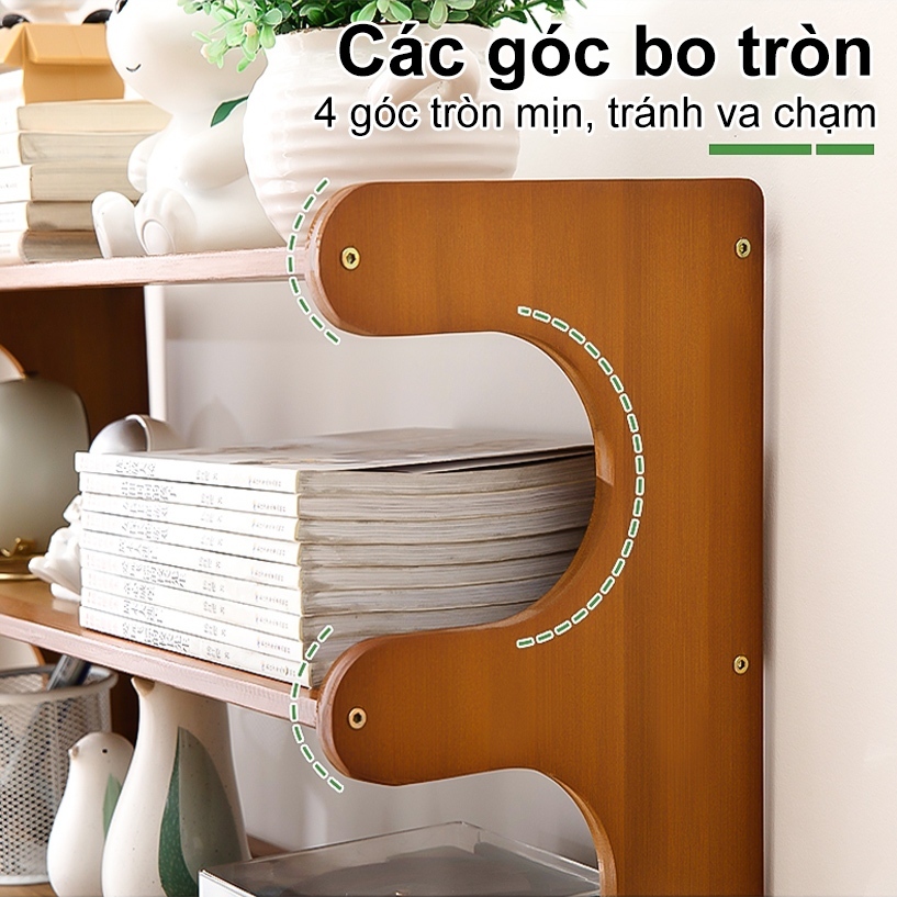 Kệ Treo Tường Bằng Tre - kệ treo tường bằng tre