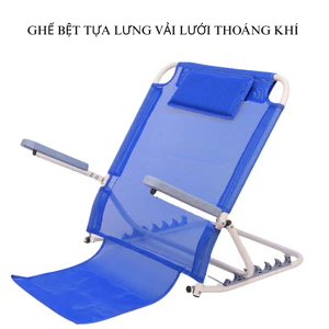 Ghế tưa lưng trên giường cho người già, người bệnh, người nằm liệt giường - Có tay vịn