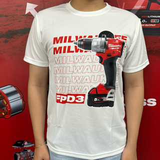 Áo Thun Milwaukee, Áo Thun Đen Áo Thun Trắng Cổ Tròn Thời Trang Nam Nữ Chính Hãng Milwaukee