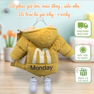 #p9- Áo khoác phao giữ ấm cho bé – mặc mùa đông – siêu nhẹ ấm – bé trai bé gái size 6–40kg
