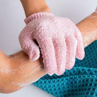 Găng Tay Tẩy Tế Bào Chết Jary Body Exfoliating Massage Gloves - 10D (1 Cái) Giao Màu Ngẫu Nhiên
