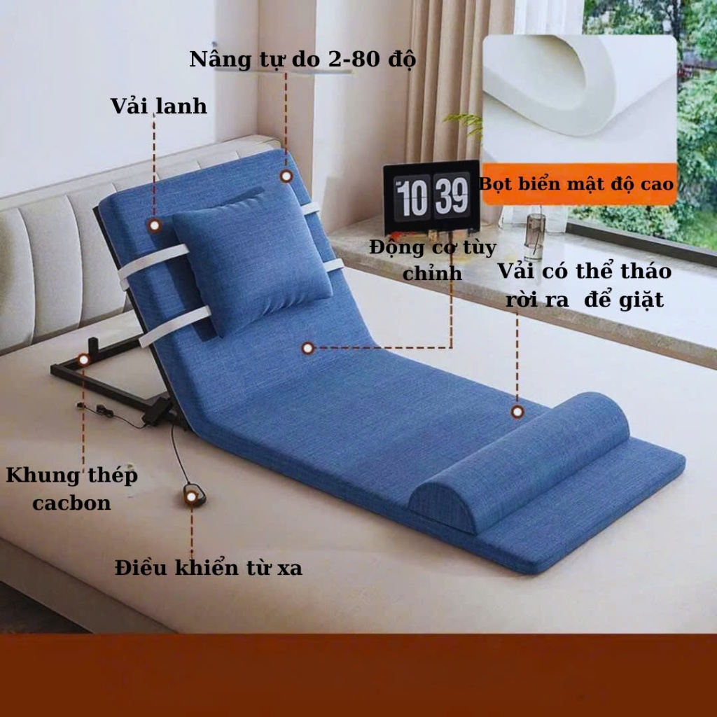 Giường Nâng Tựa Lưng Tự Động Cho Người Già – Giải Pháp Hỗ Trợ Chăm Sóc Sức Khỏe Tại Nhà
