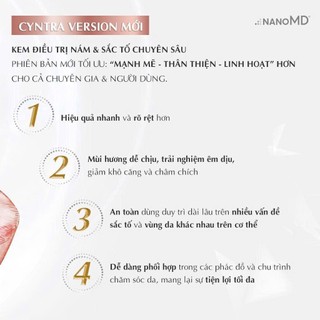 Serum mờ nám, sáng da Ekseption Hyaluronic TRX NANOMD CYNTRA 7.5% CYSTEAMINE & 3% TRANEXAMIC ACID 75ml/20ml