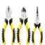TAYO Bộ 3 Kìm Hạng Nặng Bộ Kìm Mũi Dài Bộ Kìm Hạng Nặng Vise (kéo dây 8 inch +kìm mũi nhọn 8 inch + kìm hàm chéo 6 inch)