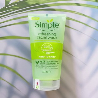 Sữa rửa mặt Simple Refreshing Facial Wash (50ml/150ml)
