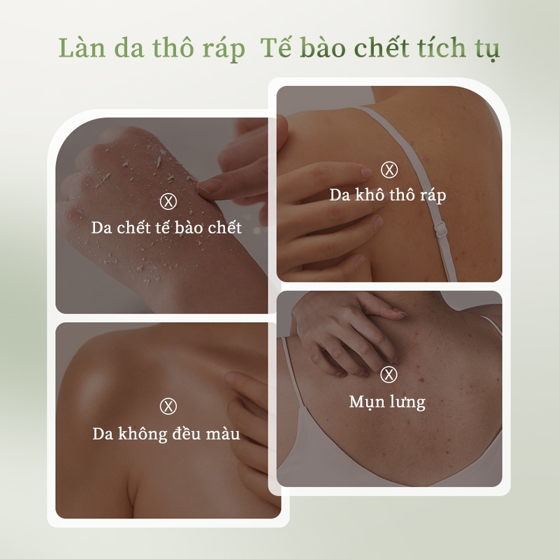 Tẩy tế bào chết toàn thân Làm trắng Làm sạch sâu Tẩy tế bào chết Da gà Tẩy tế bào chết 250g