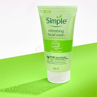 Sữa rửa mặt Simple Refreshing Facial Wash (50ml/150ml)
