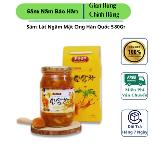 Sâm Lát Ngâm Mật Ong Hàn Quốc 580Gr - Trà Sâm Bổ Dưỡng Giúp Tăng Cường Sức Khỏe