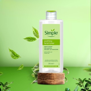 Nước cân bằng da Simple Kind To Skin Soothing Facial Toner (200ml)