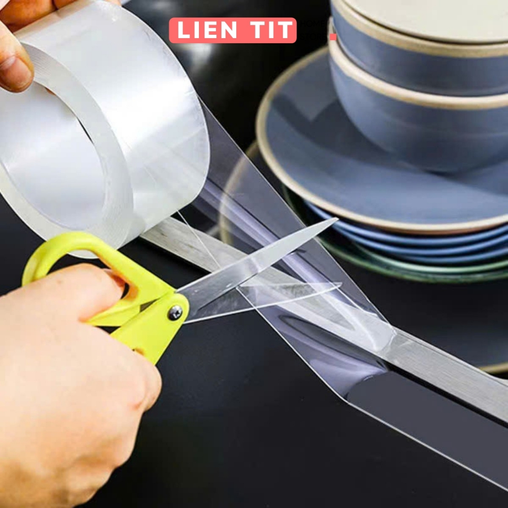 Băng Dán Viền Bồn Rửa Chén, Bếp Ga, Bếp Từ Loại Trong Suốt Chống Thấm Nước, Vệ Sinh Dễ Dàng