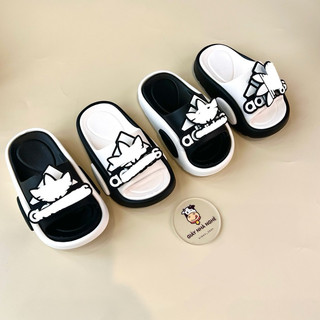 Xả Dép lê Quai Ngang sticker xoay Dễ Thương nhựa EVA không mùi Mềm Êm Chống Trượt Nhiều Màu ( B23 )