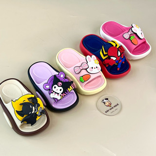 Xả Dép lê Quai Ngang sticker xoay Dễ Thương nhựa EVA không mùi Mềm Êm Chống Trượt Nhiều Màu ( B23 )