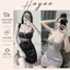 HT124a Váy ngủ sexy phối ren nơ ngực sang chảnh,đầm ngủ lụa dáng xoè nhẹ gợi cảm HT124a